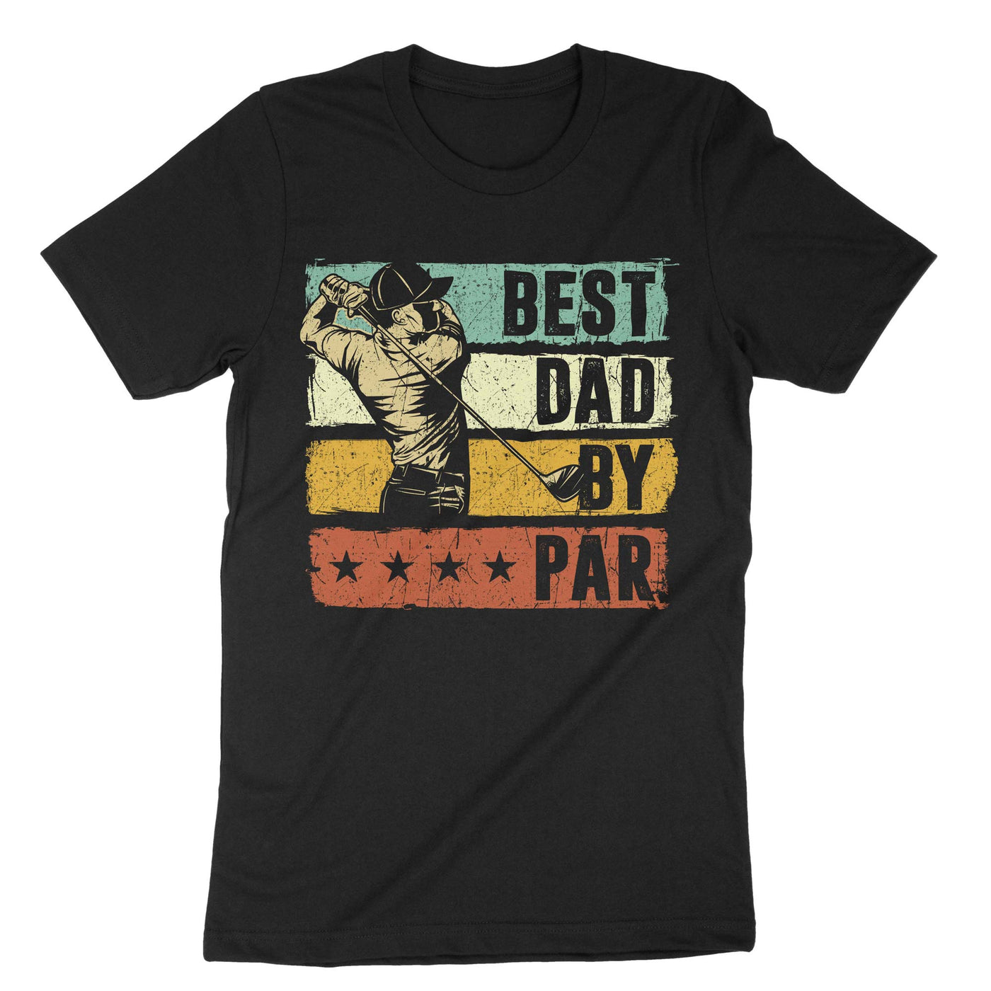 Black Dad By Par T-Shirt#color_black