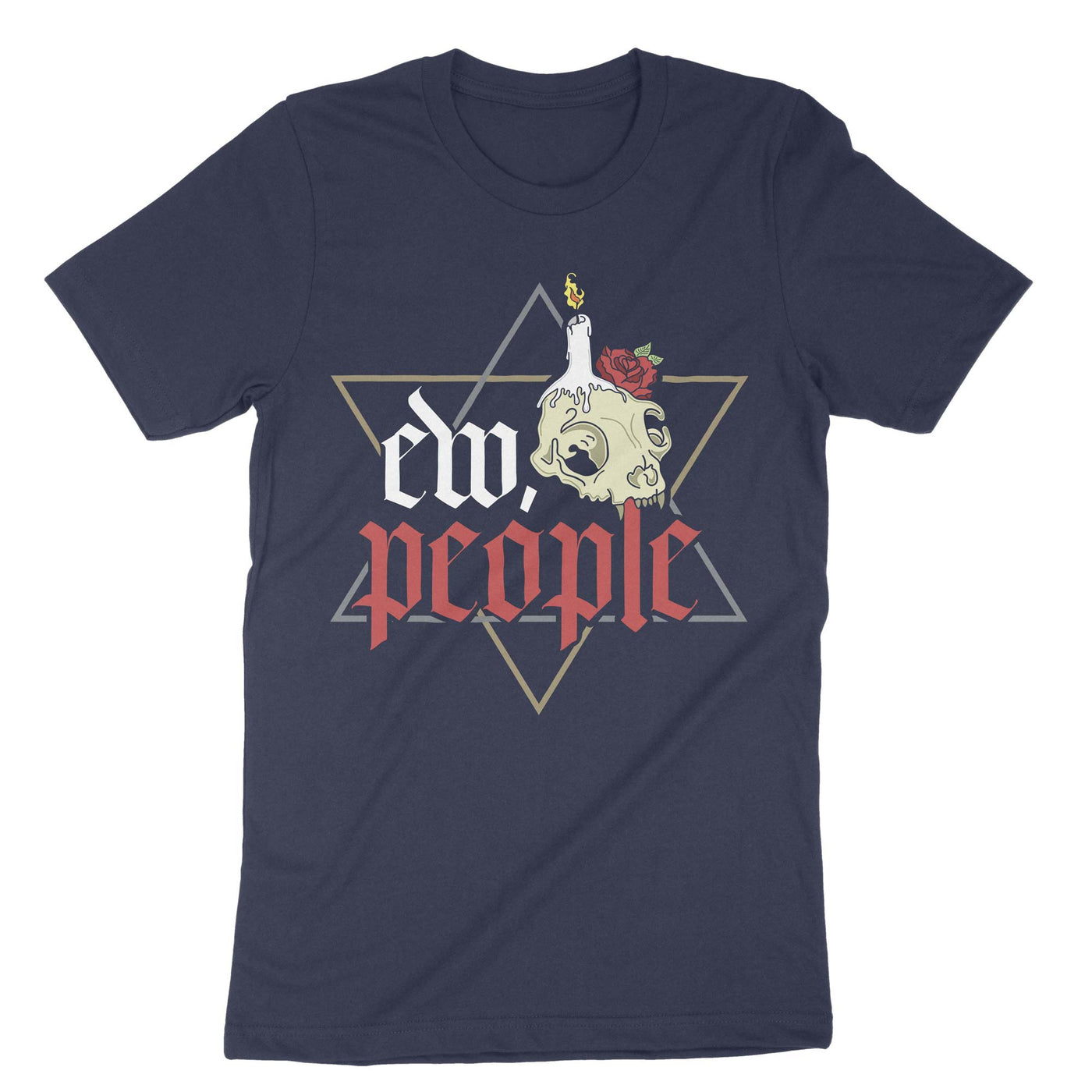Navy Ew People Gothic T-Shirt#color_navy