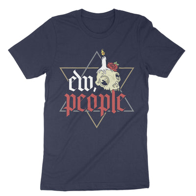 Navy Ew People Gothic T-Shirt#color_navy