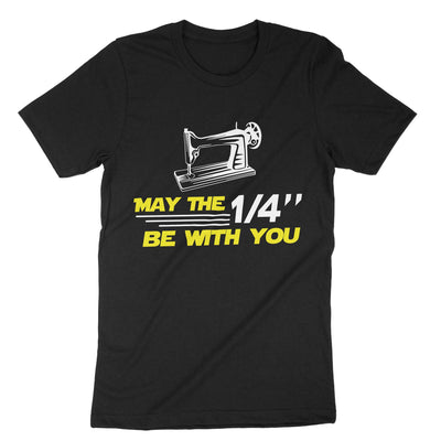 Black May The Sewing Be With You T-Shirt#color_black
