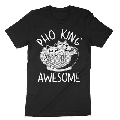 Black Pho King Awesome T-Shirt#color_black