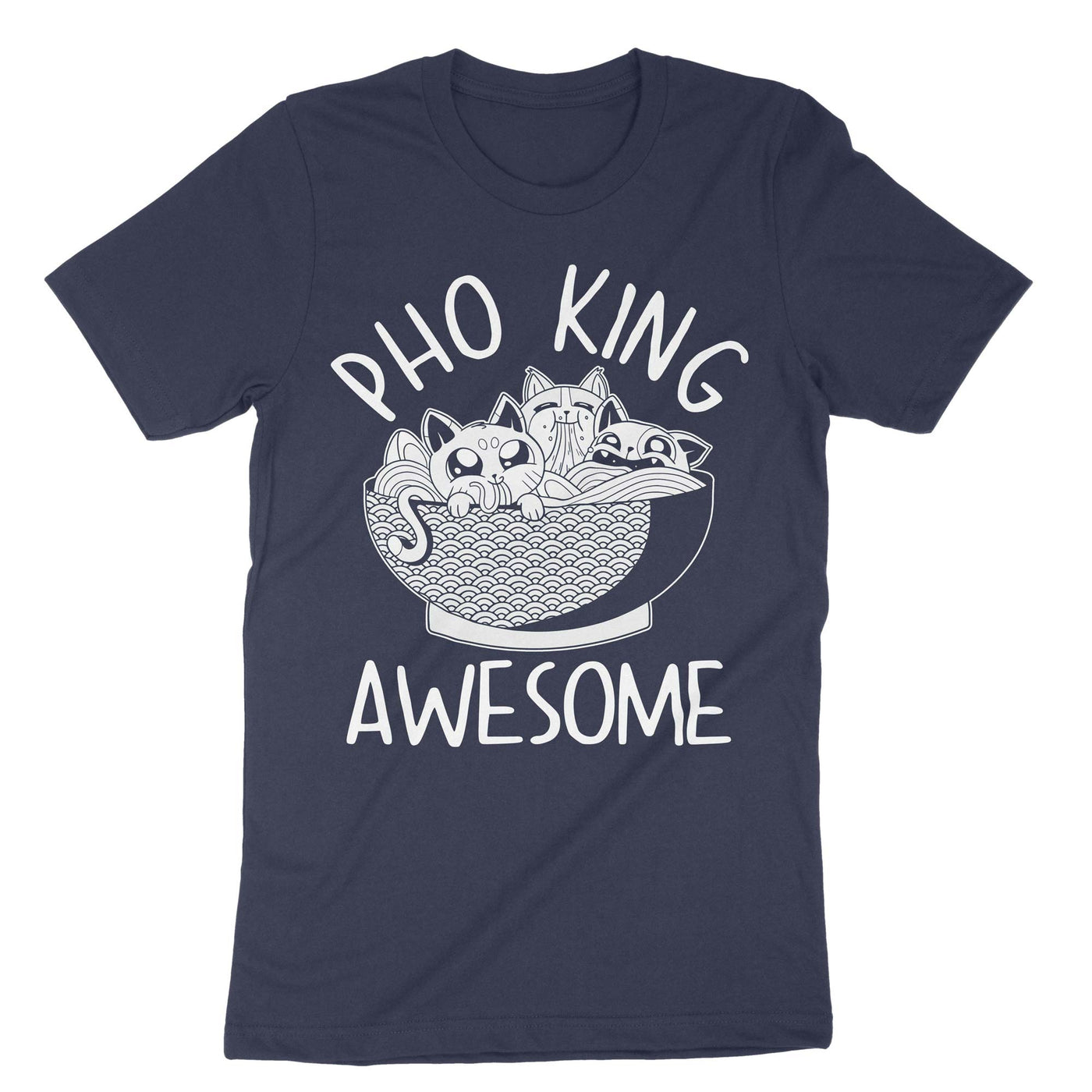 Navy Pho King Awesome T-Shirt#color_navy