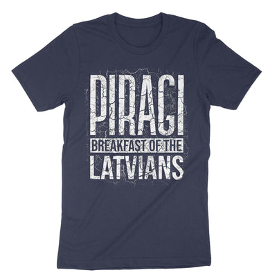Navy Piragi Breakfast Of Latvians T-Shirt#color_navy