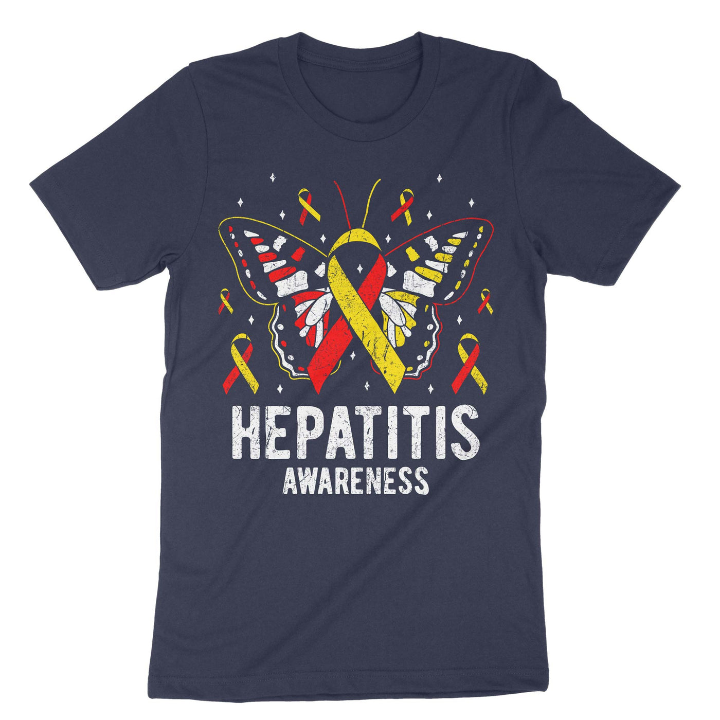 Navy Hepatitis Awareness T-Shirt#color_navy