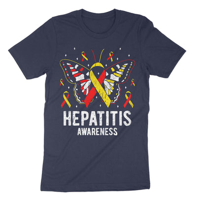 Navy Hepatitis Awareness T-Shirt#color_navy
