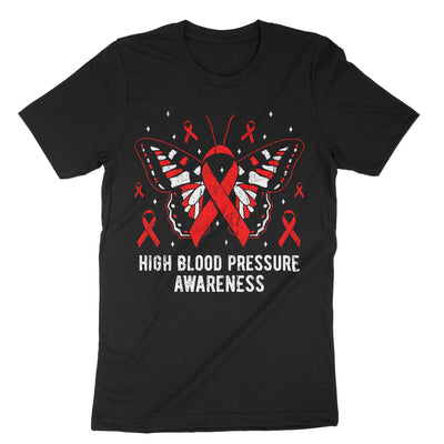 Black High Blood Pressure Awareness T-Shirt#color_black