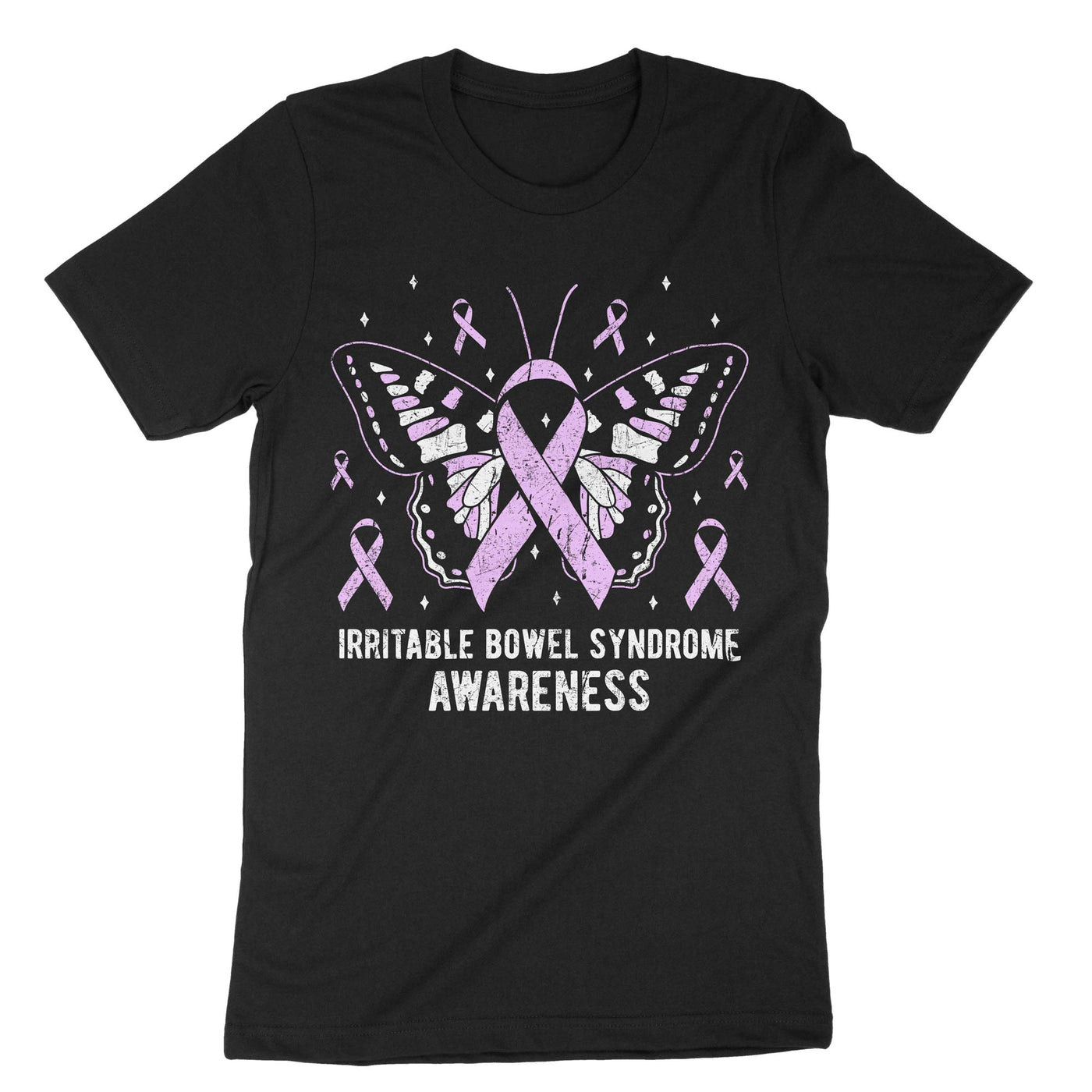 Black Irritable Bowel Syndrome Awareness T-Shirt#color_black