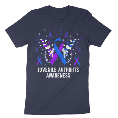 Navy Juvenile Arthritis Awareness T-Shirt#color_navy