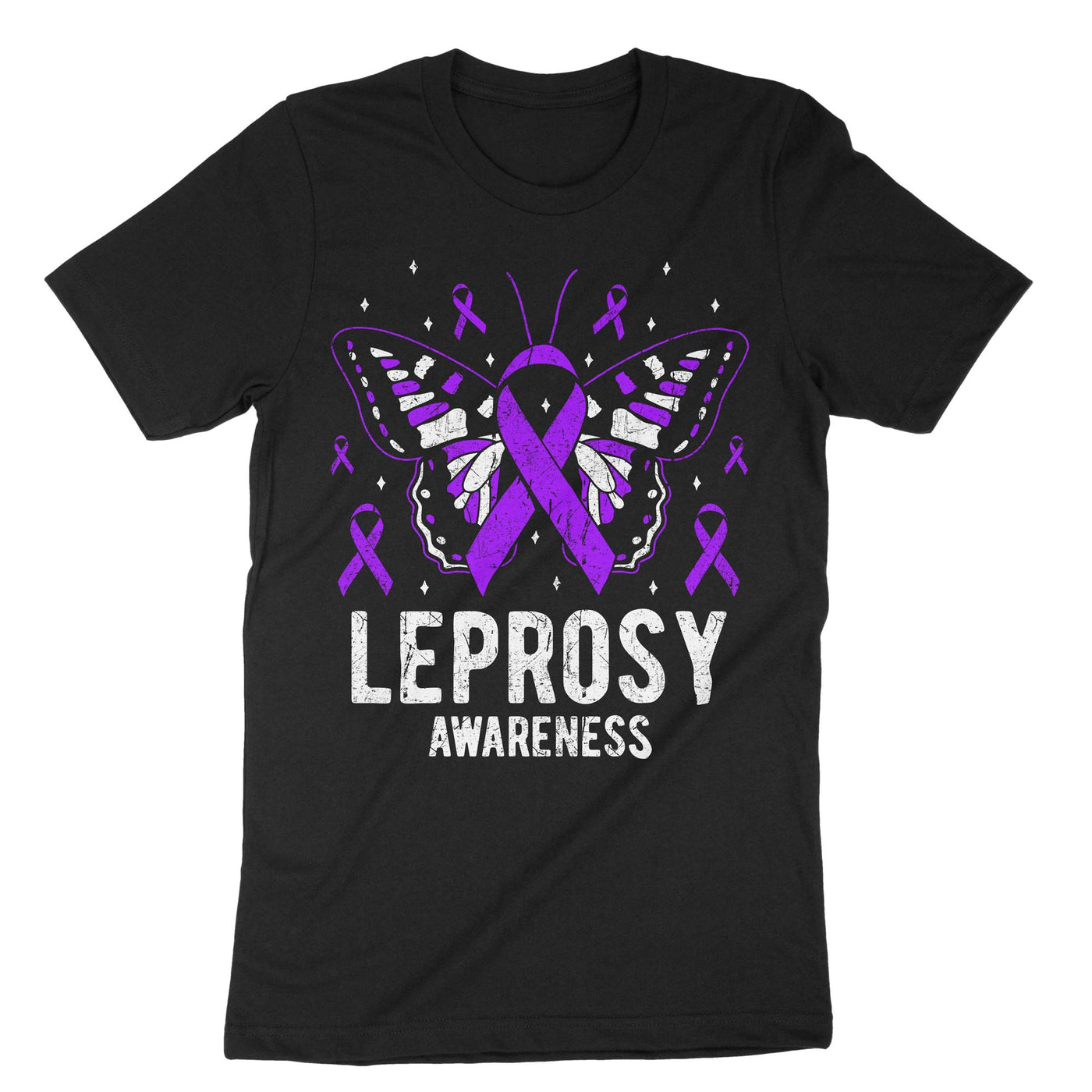 Black Leprosy Awareness T-Shirt#color_black