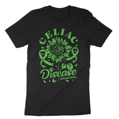 Black Celiac Disease Awareness T-Shirt#color_black