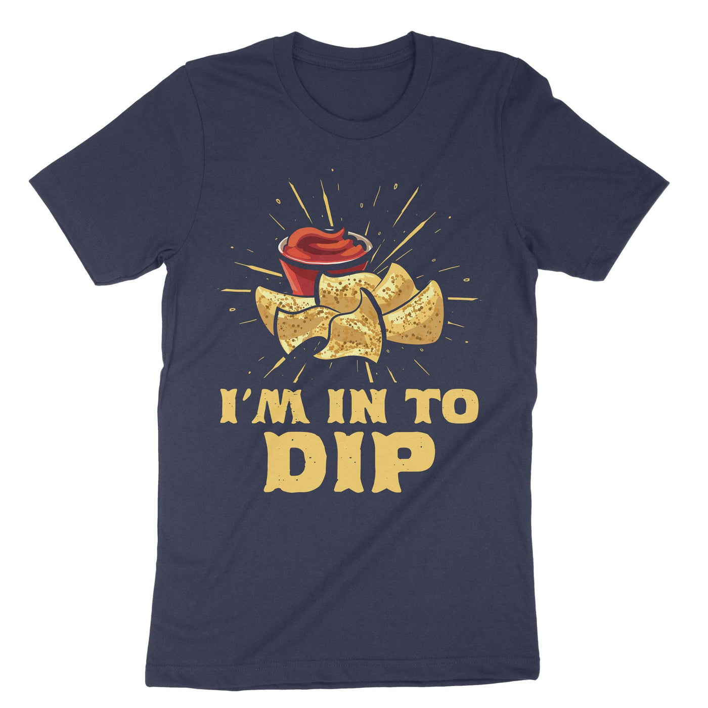 Navy Im In To Dip T-Shirt#color_navy