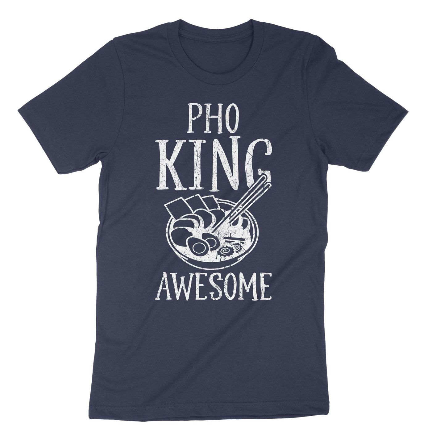 Navy Pho King Awesome T-Shirt#color_navy