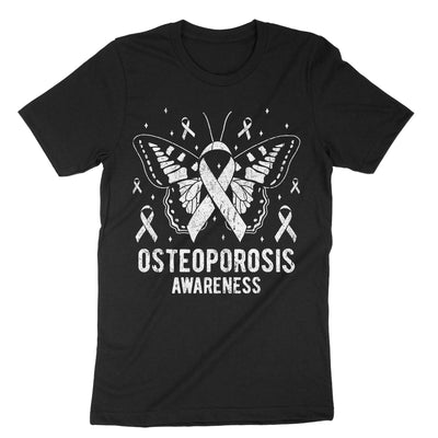 Black Osteoporosis Awareness T-Shirt#color_black
