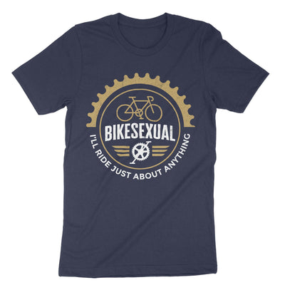 Navy Bikesexual Ill Ride Just About Anything T-Shirt#color_navy