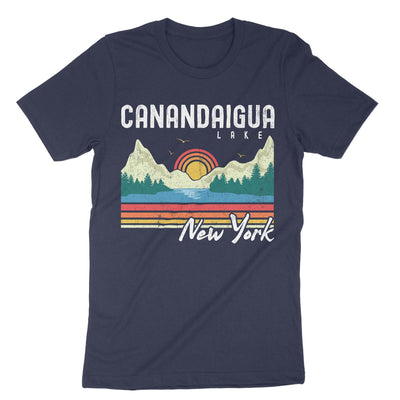 Navy Canandaigua Lake New York T-Shirt#color_navy