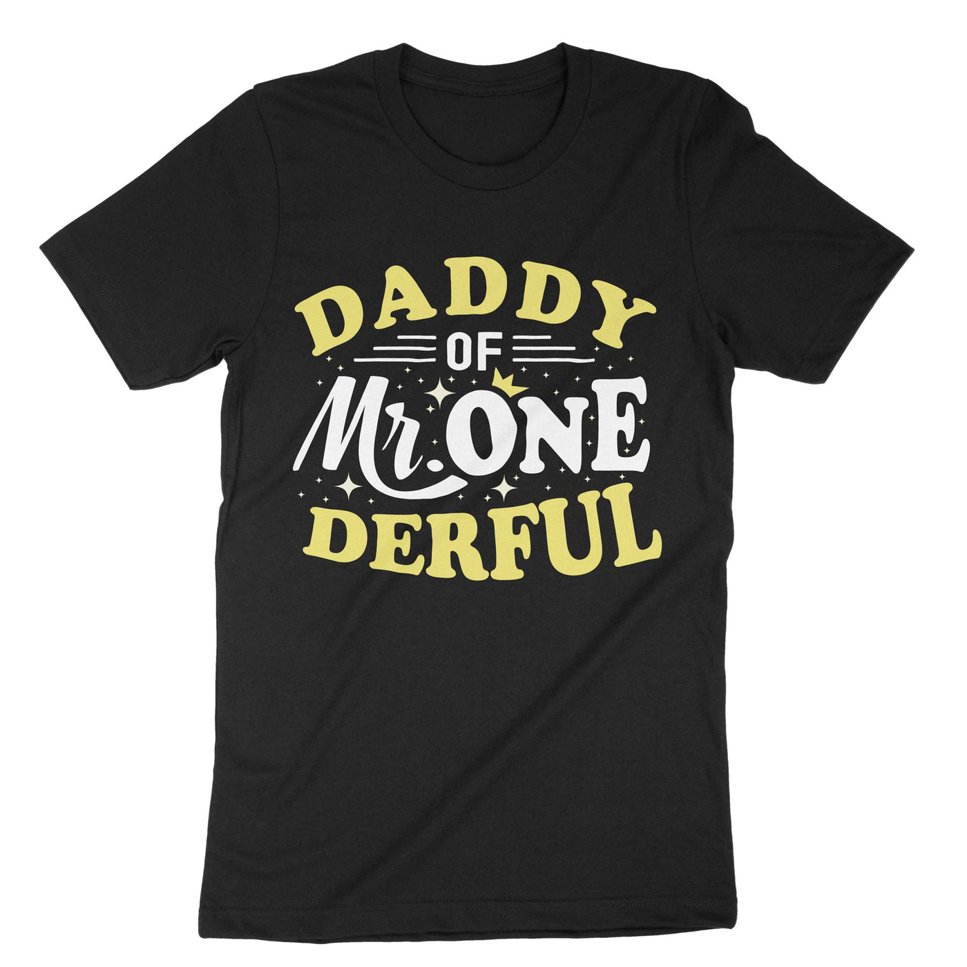 Black Daddy Of Mr One Derful T-Shirt#color_black