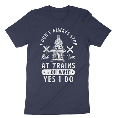 Navy Look At Trains T-Shirt#color_navy