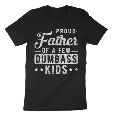 Black Proud Father T-Shirt#color_black