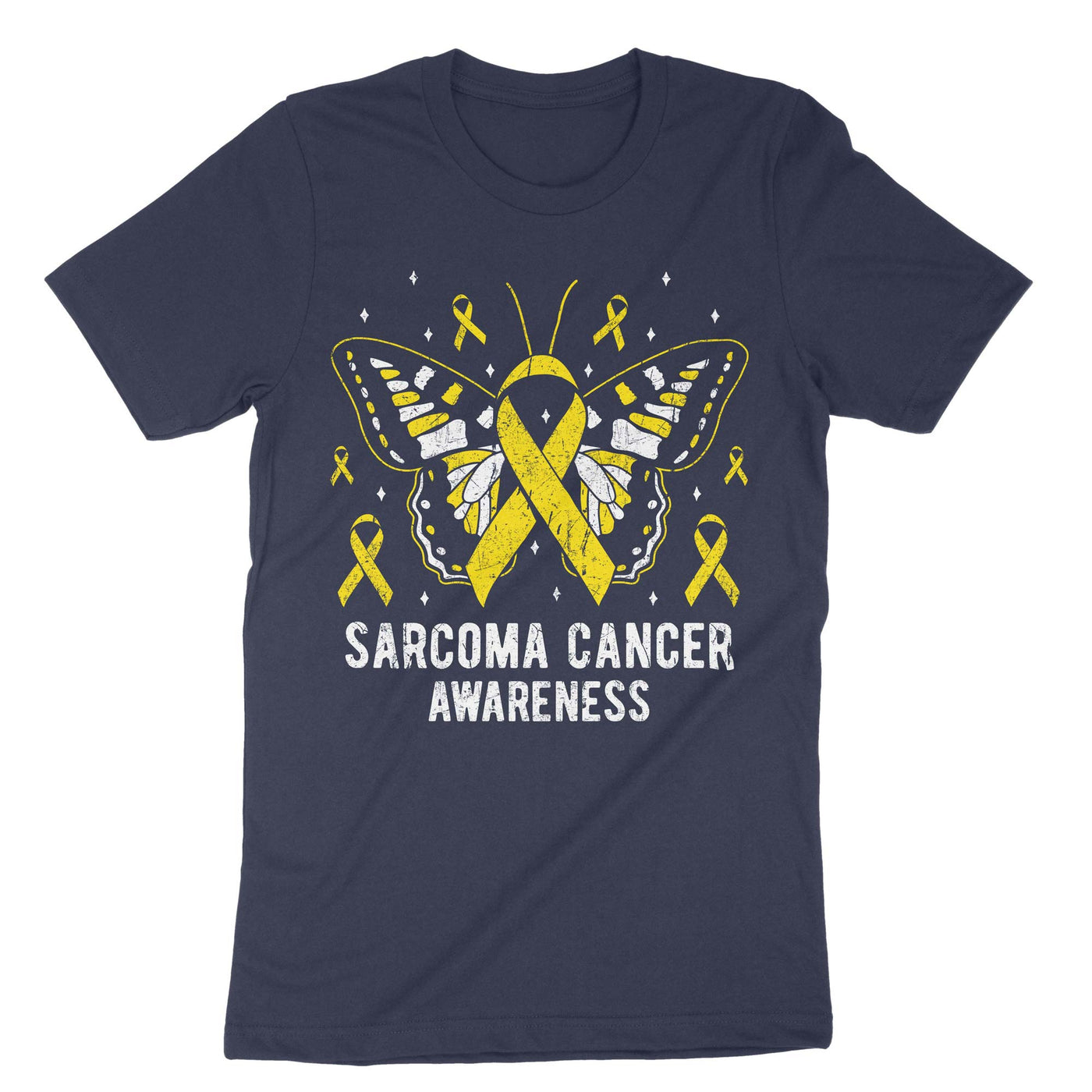 Navy Sarcoma Cancer Awareness T-Shirt#color_navy