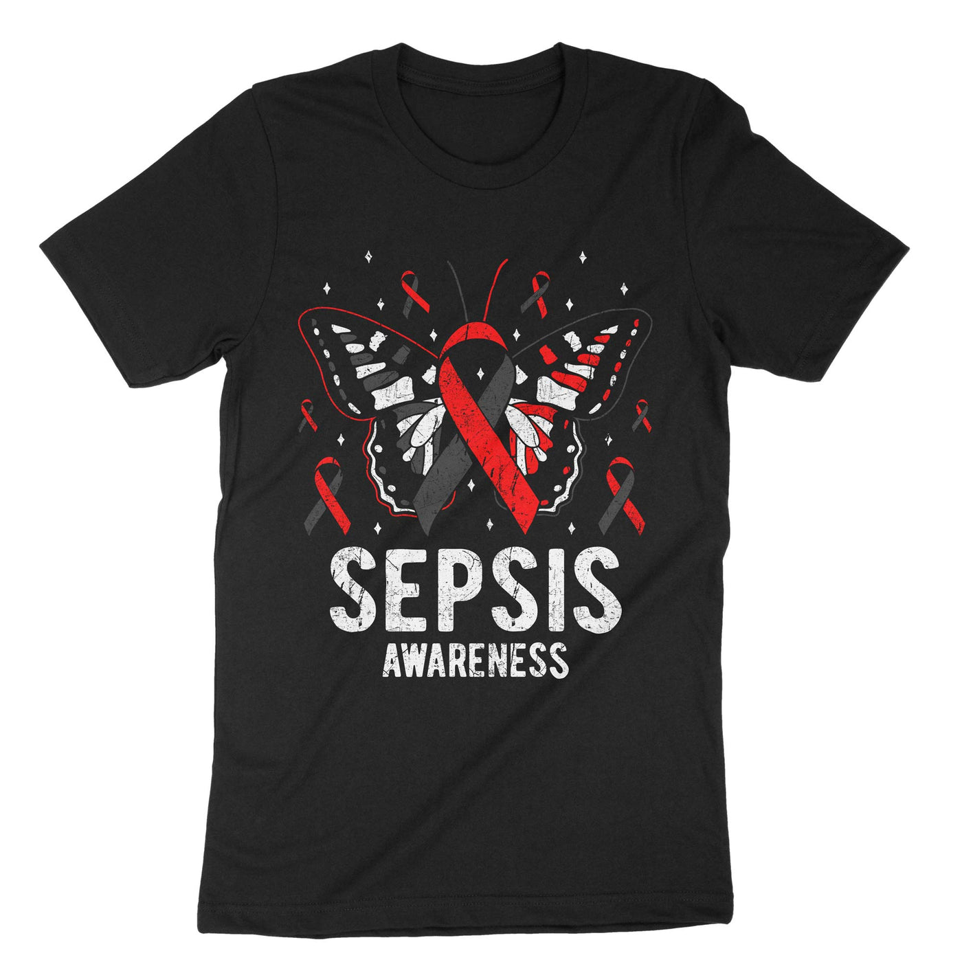 Black Sepsis Awareness T-Shirt#color_black