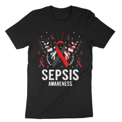 Black Sepsis Awareness T-Shirt#color_black