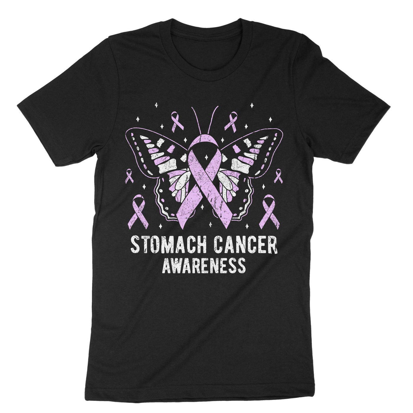 Black Stomach Cancer Awareness T-Shirt#color_black