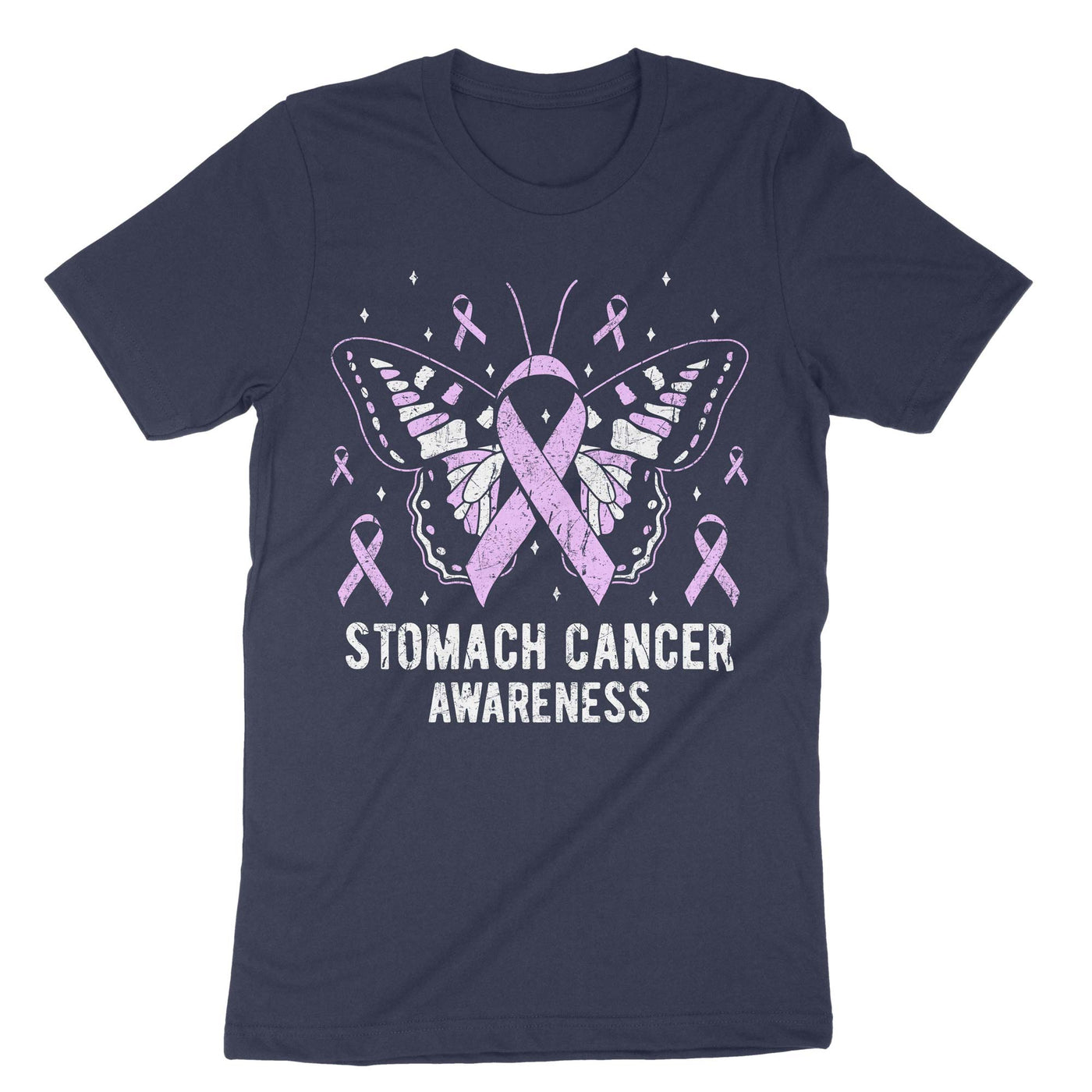 Navy Stomach Cancer Awareness T-Shirt#color_navy