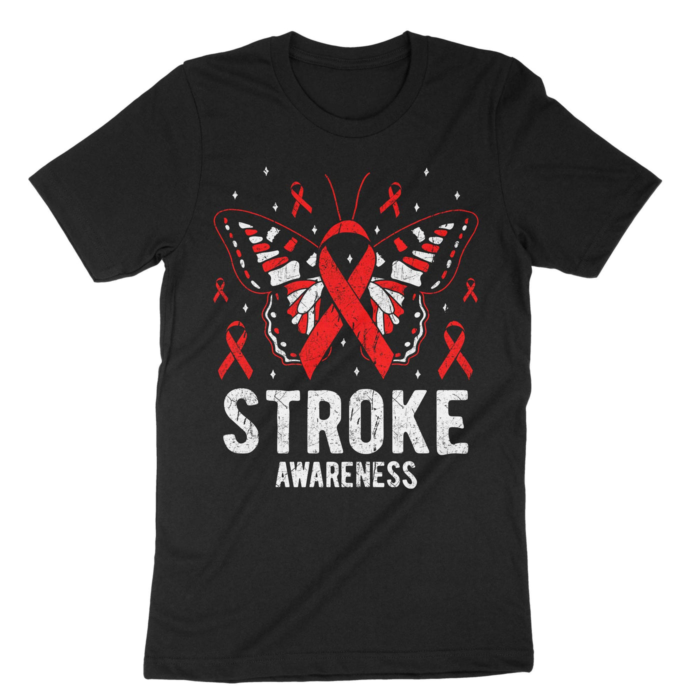 Black Stroke Awareness T-Shirt#color_black