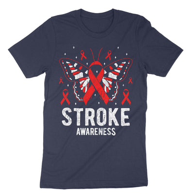 Navy Stroke Awareness T-Shirt#color_navy
