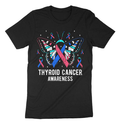 Black Thyroid Cancer Awareness T-Shirt#color_black