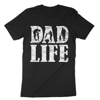 Black Dad Life T-Shirt#color_black