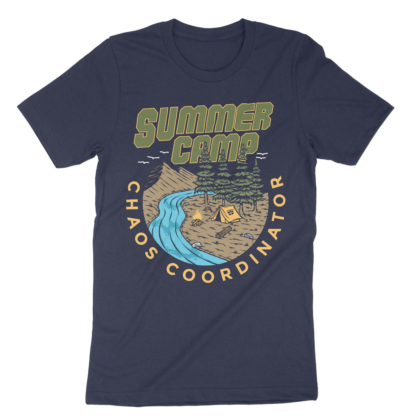 Navy Summer Camp Chaos Coordinator T-Shirt#color_navy