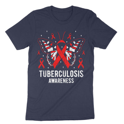 Navy Tuberculosis Awareness T-Shirt#color_navy