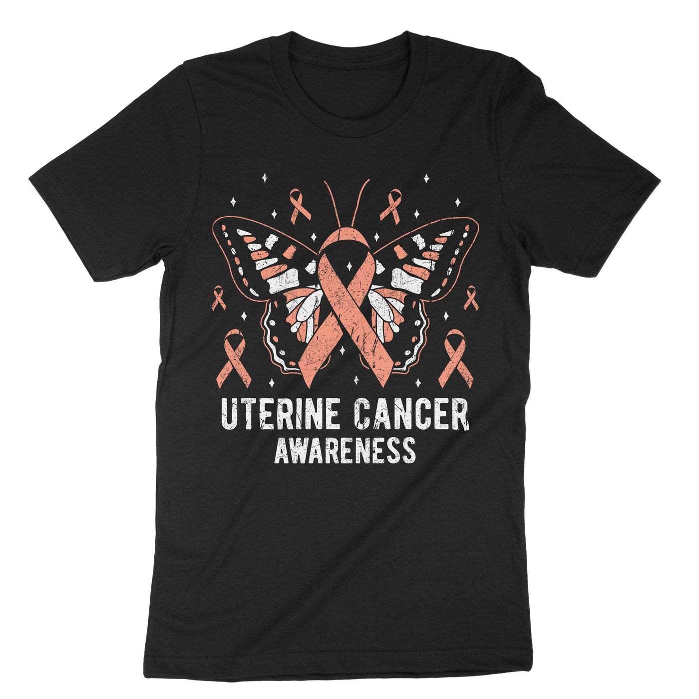 Black Uterine Cancer Awareness T-Shirt#color_black