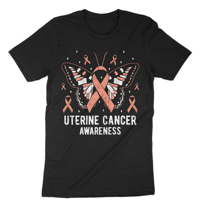 Black Uterine Cancer Awareness T-Shirt#color_black