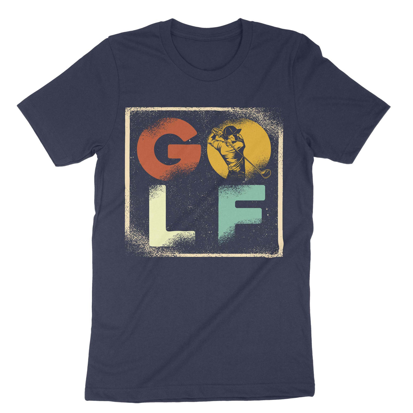 Navy Golf Player T-Shirt#color_navy