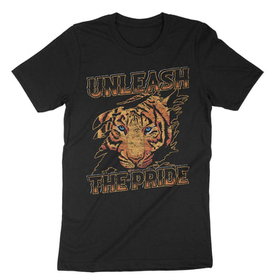 Black Unleash The Pride T-Shirt#color_black