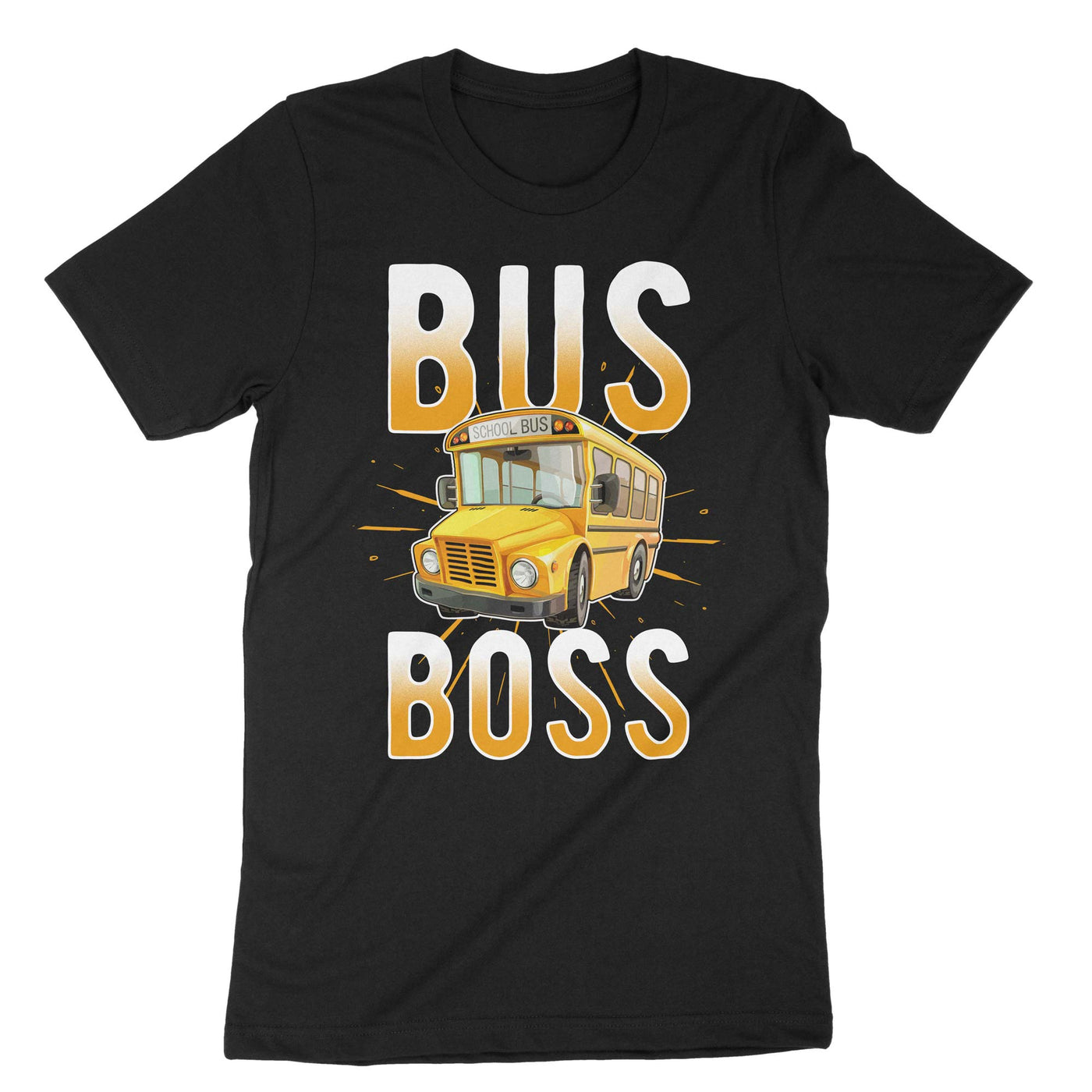 Black Bus Boss T-Shirt#color_black