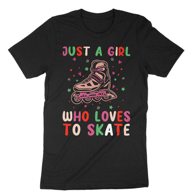 Black Girl Loves Skate T-Shirt#color_black