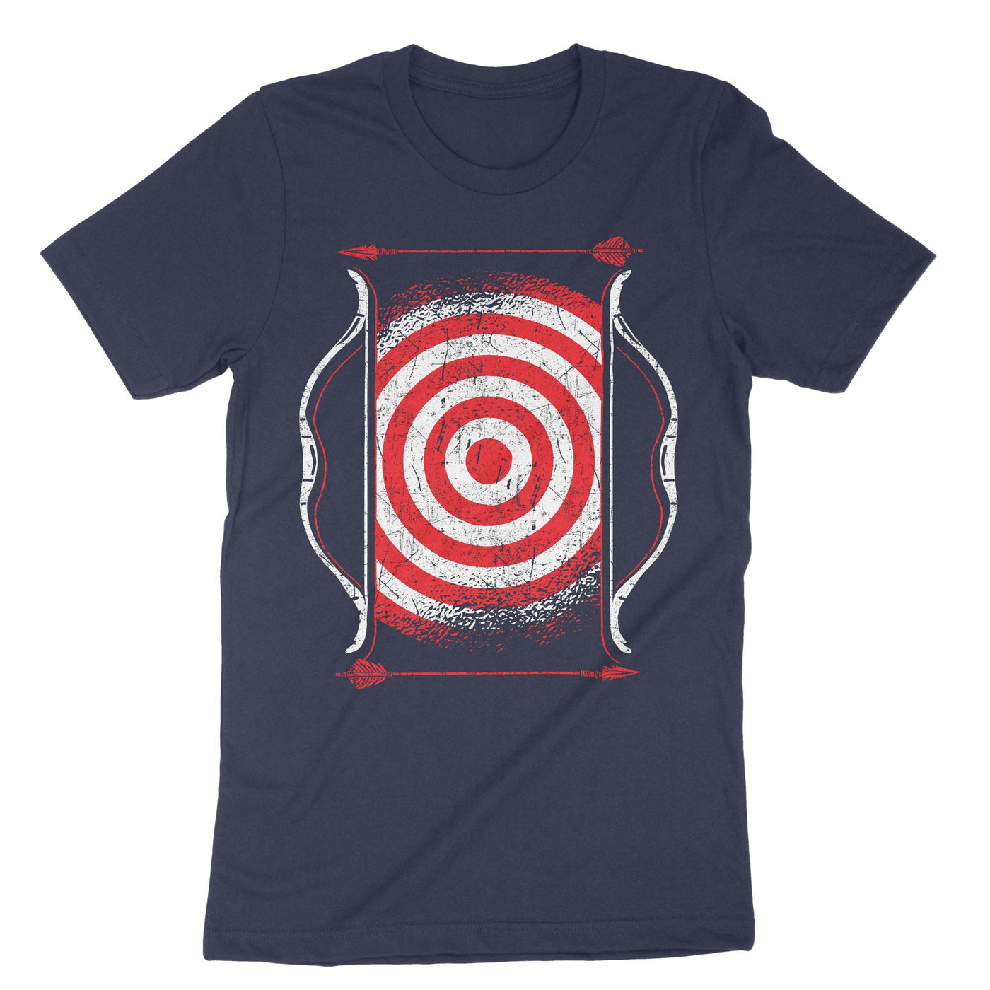 Navy Archery Target Arrows T-Shirt#color_navy