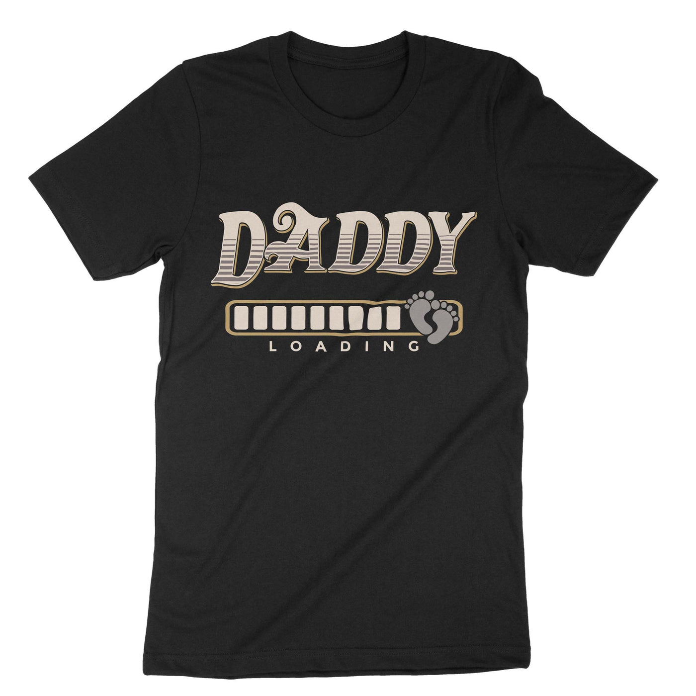 Black Daddy Loading T-Shirt#color_black