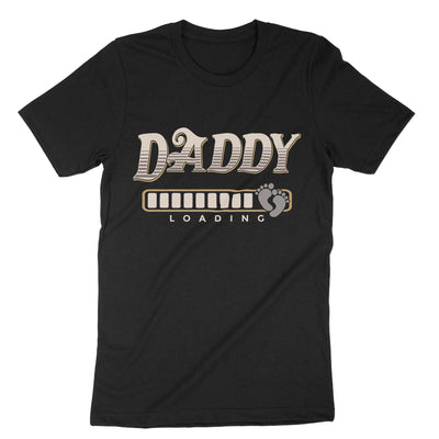 Black Daddy Loading T-Shirt#color_black