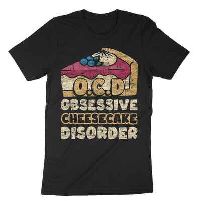 Black Ocd Cheesecake T-Shirt#color_black