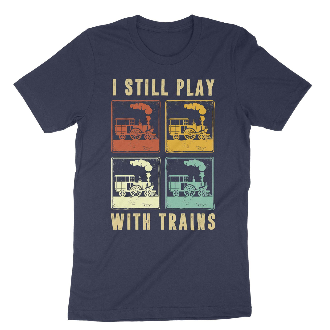 Navy Play With Trains T-Shirt#color_navy