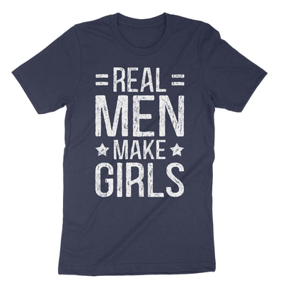 Navy Real Men Make Girls T-Shirt#color_navy