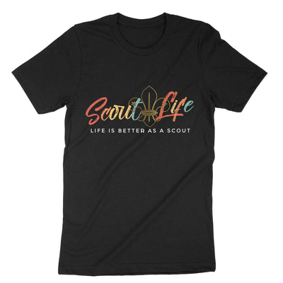 Black Scout Life Is Better As A Scout T-Shirt#color_black