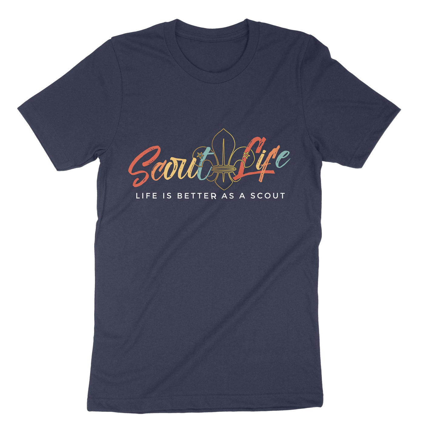 Navy Scout Life Is Better As A Scout T-Shirt#color_navy