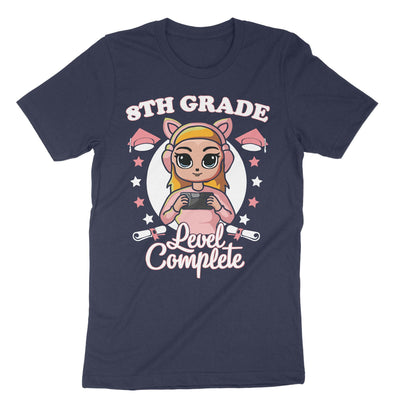 Navy 8th Grade Level Complete T-Shirt#color_navy