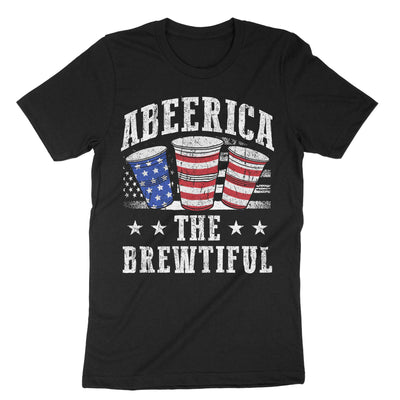 Black Abeerica The Brewtiful T-Shirt#color_black