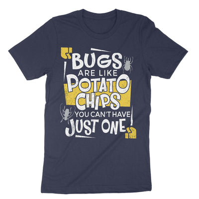 Navy Bugs Are Like Potato Chips You Cant Have Just One T-Shirt#color_navy